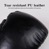 Boxhandschuhe Box-Trainingshandschuhe Klettverschluss Sandsackhandschuhe PU-Leder Verstellbare Pratzen für Kinder Erwachsene