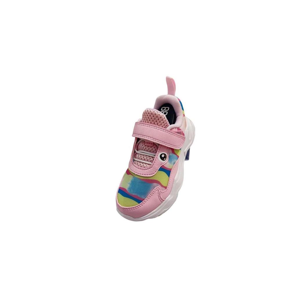 Li Ning Kids Flying Disc Non-Slip Shock Absorbing Wear-Resistant Casual Shoes Kids Casual Shoes Pink YKNS082-4