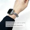Fashion Simple Elastic Italian Charm Link Chain Stainless Steel Bracelet for Women Men Colorful Bangle On Hand DIY Jewelry Gift