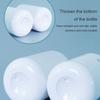 White Soap Dispenser Shampoo Bottl 500ml Bathroom Body Soap Bottle Large-capacity Lotion Bamboo Pump PET Empty Refillable Bottle
