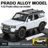 1/32 TOYOTA PRADO Land Cruiser Off Road Vehicle Metal Alloy Diecast Model Car Outdoor Display Collectibles Decorative Gift Boy