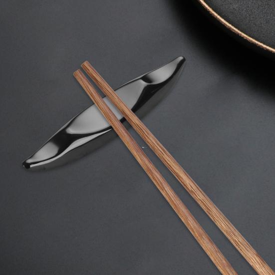 Chopstick Rest Stainless Steel Chopstick Holder Smooth Edge Spoons Forks Rack for Home Kitchen Table Decor