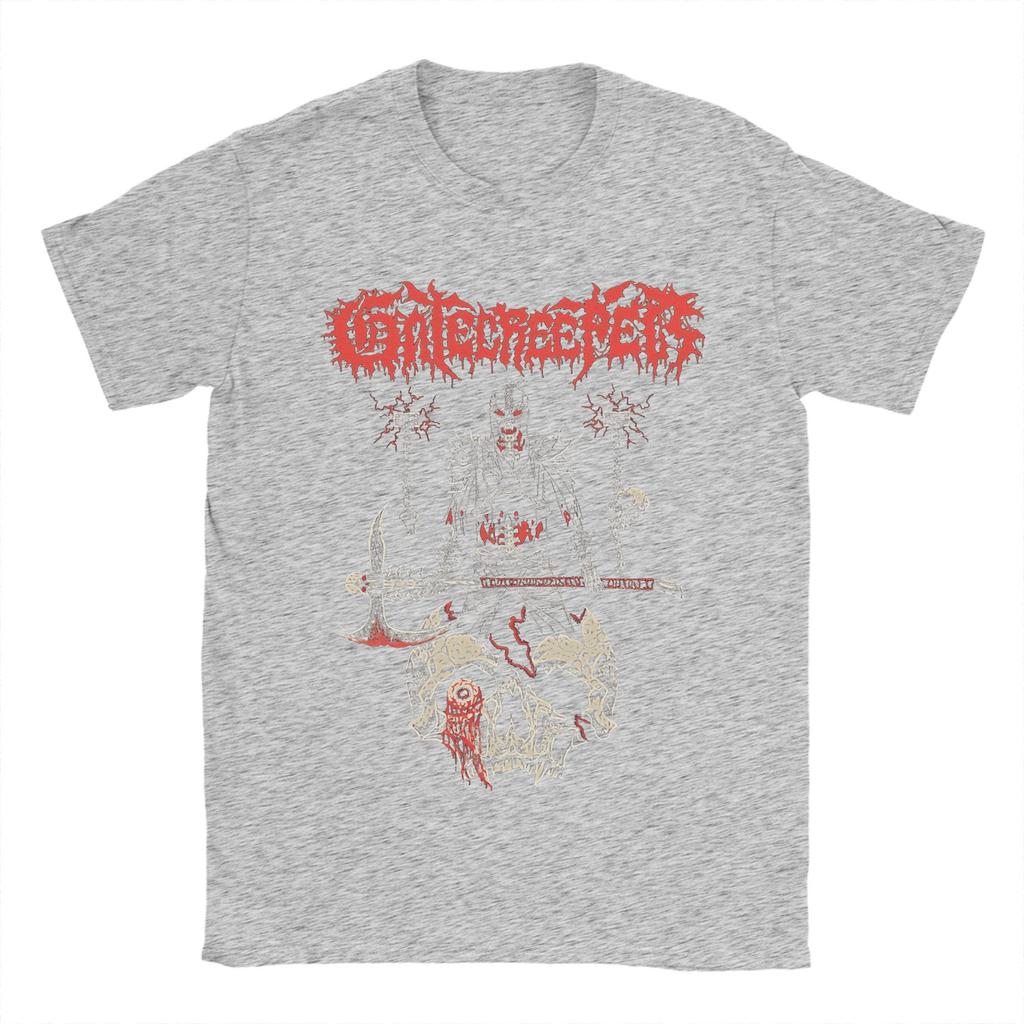 Men's Band Gatecreeper T Shirts  100% Cotton Clothes Unique Short Sleeve Crew Neck Tee Shirt Plus Size T-Shirts