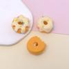 Kawaii Simulation Miniature Chocolate Donuts Resin Flat Back Cabochon for DIY Scrapbooking Slime Charms