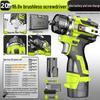 ZhiPu Brushless Cordless Electric Drill & Screwdriver Kit CN plug (adapter included)