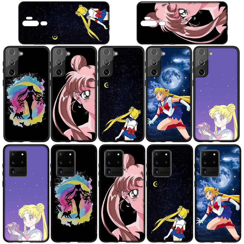 Cover for iPhone 17 16 15 Xiaomi Poco Redmi Note 14 13 12 11 Pro Max 9 16e Samsung Galaxy S25 S24 S23 OPPO Huawei Comics Sailor Moon Cute Phone Case