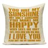 Nordic Style Letters Geometry Decorative Cushion Cover Home Textile Decor Pillow Cover Living Room Sofa Decor Pillow Case