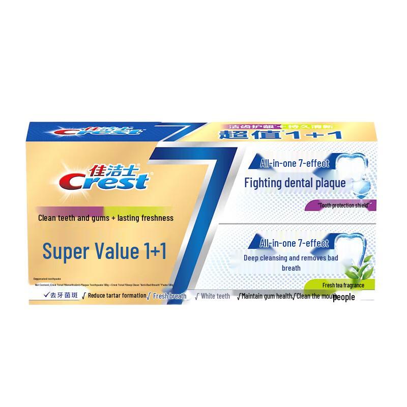 

Crest 7-Effect Anti-Plaque & Deep Clean Toothpaste