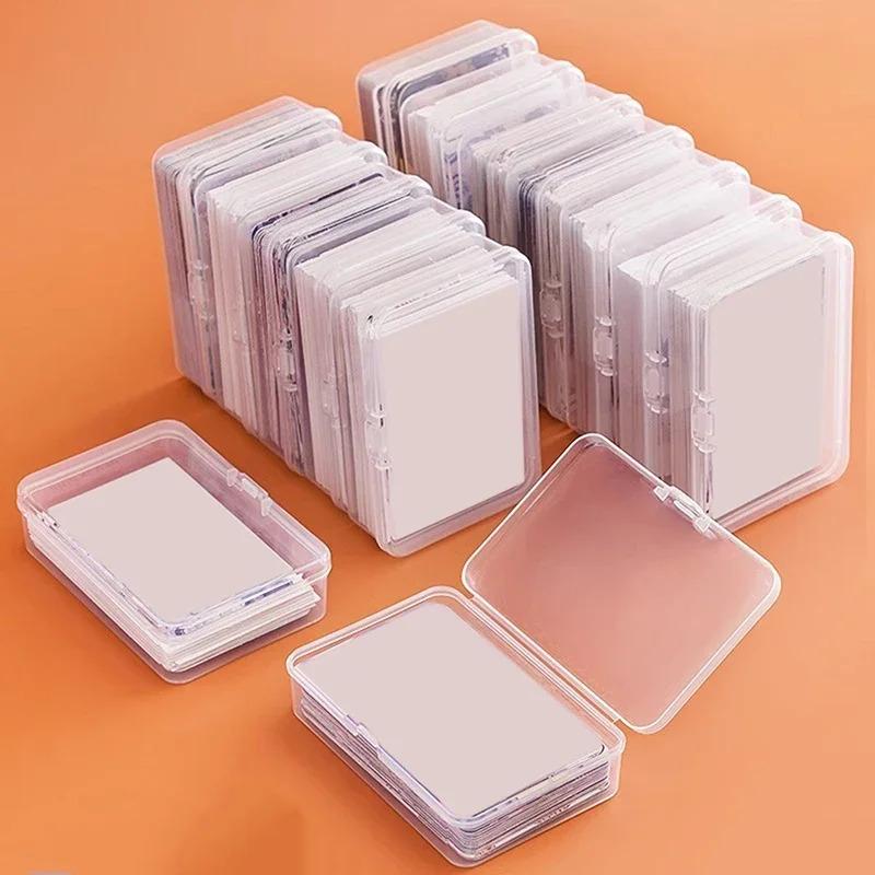 10pcs Transparent Plastic Boxes Playing Cards Container Storage Case Packing Poker Game Card Box Board Games Card Organizer Box