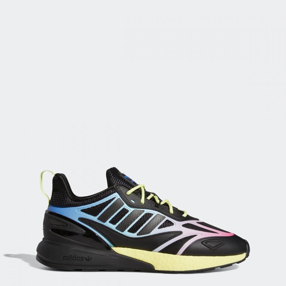 

Adidas Мужские кроссовки adidas ZX 2K Boost 2.0 core black Pulse Yellow Sonic Ink