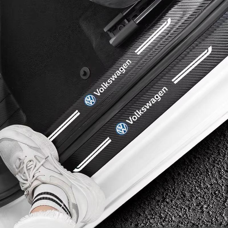 Car Door Sill Protector Trunk Bumper Threshold Sticker for Volkswagen VW Golf 5 7 WW29 Bora Jetta Scirocco Sagitar Lavida CC MK4 MK6
