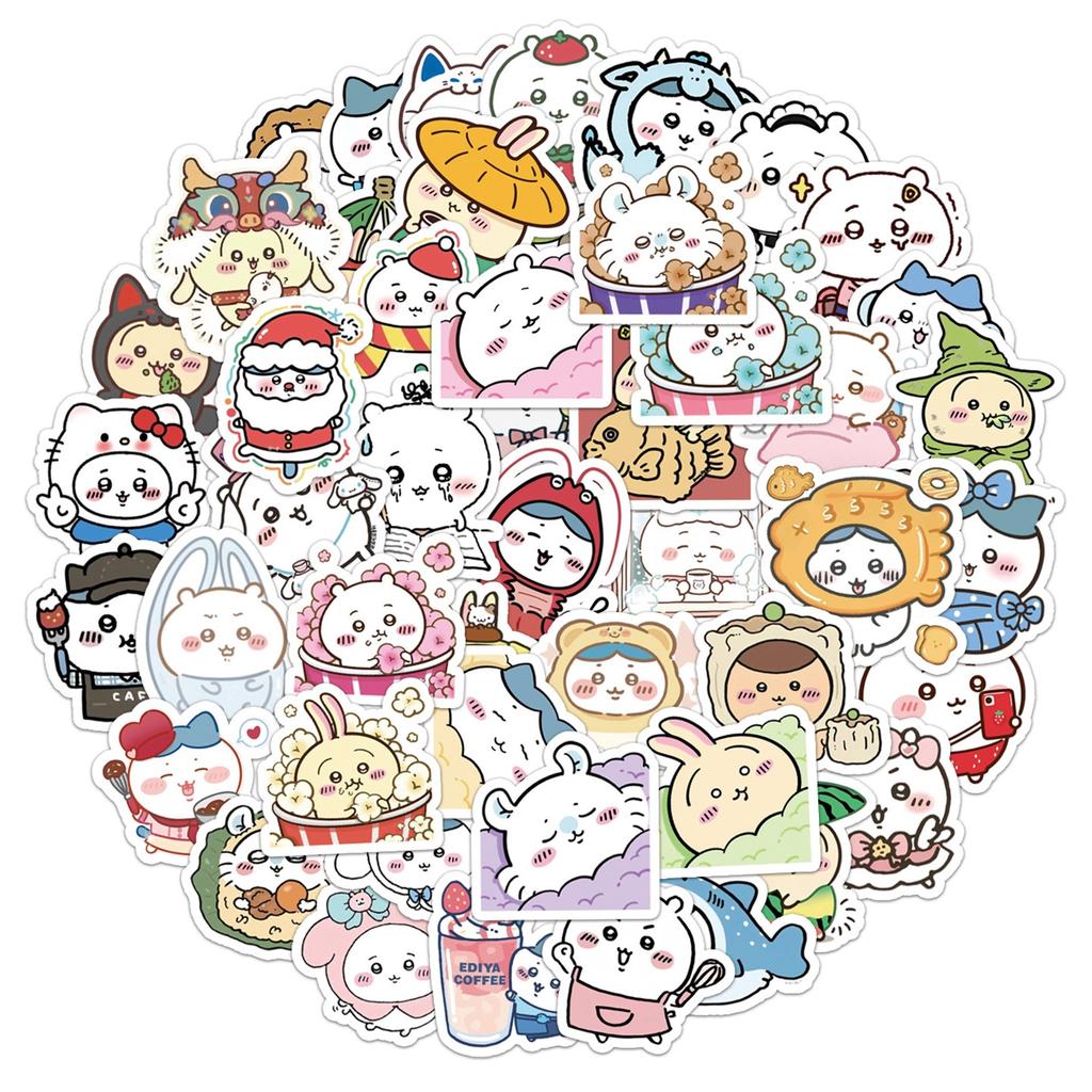 50 Pc Cute Cartoon Phone Case Decoration Sweet Potato Sticker