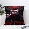 Helltaker Anime Office Cushion Pillowcase Car Cushion Cover45X45CM Lumbar Pillowcase Sofa Pillowcover