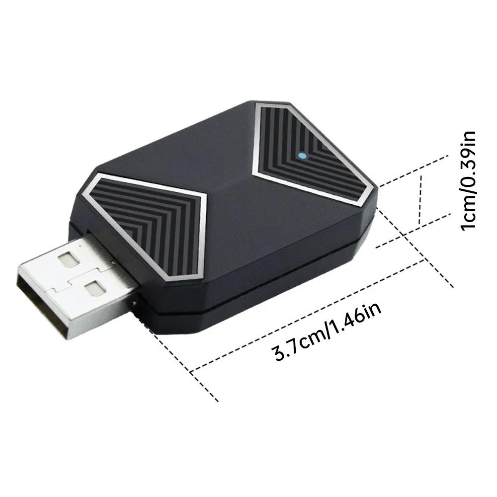 Wireless Carplay Adapter Android Auto 2in 1 Smart Dongle 2024 5G WIFI for OEM Car Stereo, with USB Plug and Play