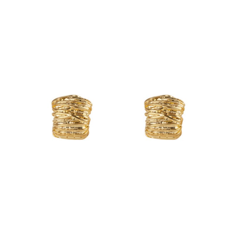 MATIAS Texture Earring (Gold)