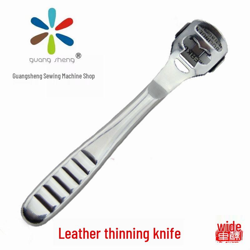 DIY Stainless Steel Leather Skiving and Paring Knife with Replaceable Blade