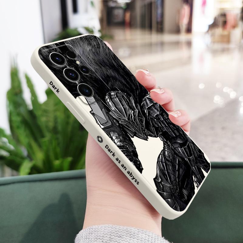 Dark Mech Phone Case For Samsung Galaxy S24 S23 S22 S21 S20 S10 S10E Ultra Plus FE Note 20 Ultra 10 Plus Cover