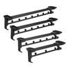 Upgrade Top Loading Adjustable Clothes Rails Wardrobe Pull Out Retractable Cabinet Clothes Hanger Closet Rod Organizer Rack