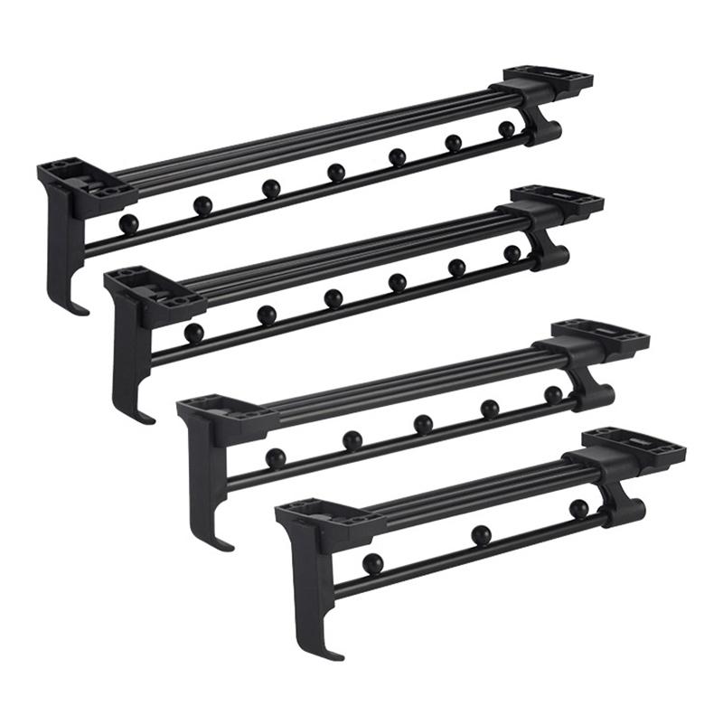 Upgrade Top Loading Adjustable Clothes Rails Wardrobe Pull Out Retractable Cabinet Clothes Hanger Closet Rod Organizer Rack
