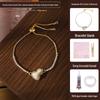 Handmade Song Brocade Bracelet Kit: DIY Base Tray & Jewelry Ornaments for Children's Team Building or Salon Events
