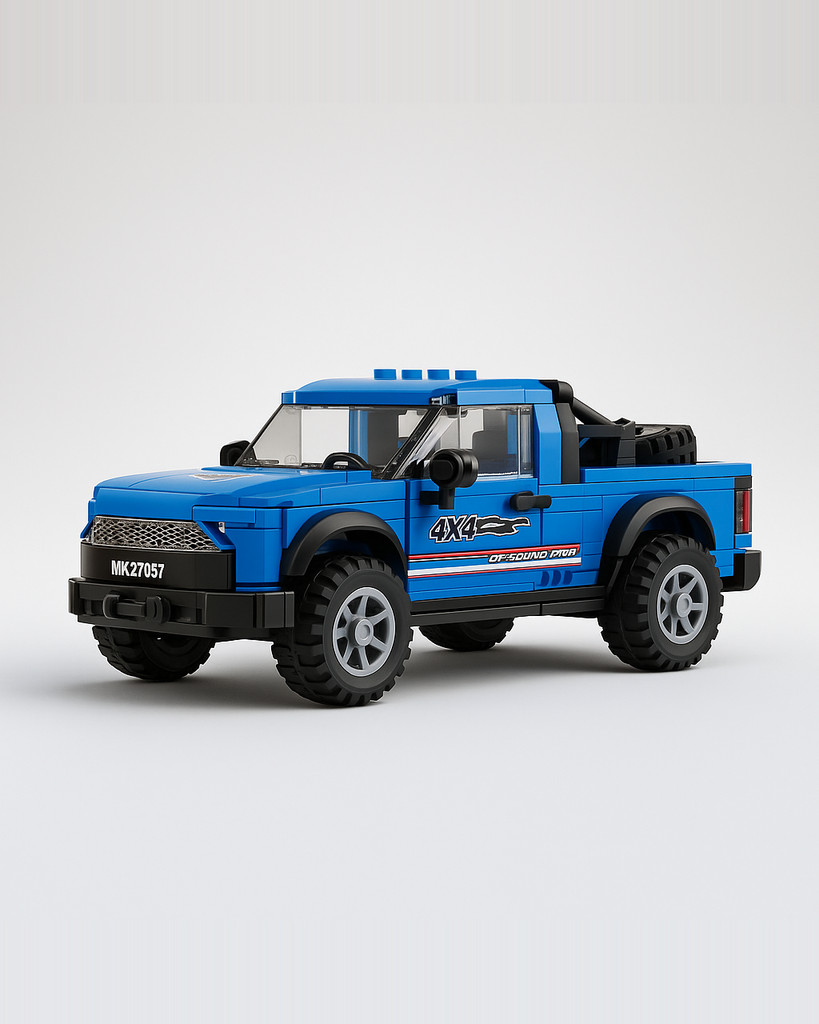 MOULD KING Véhicule tout-terrain Pickup 27056/27057/27058/27059, ensemble de construction, modèle de voiture à collectionner, bloc de voiture, cadeau pour enfants de 8 ans et plus