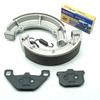 Motorcycle Front Rear Brake Pads for KAWASAKI ZL400 Eliminator 400 1986 1987 EN450 454 LTD 1985-1990 EN500 Vulcan 500 1999-2009