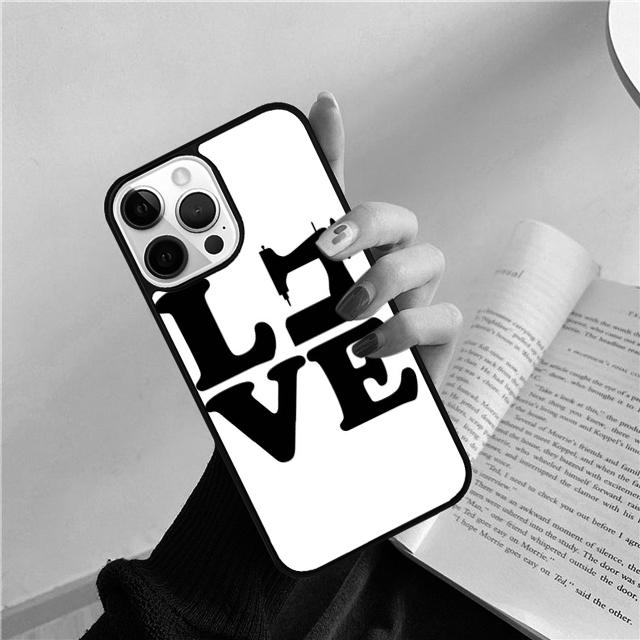 love Sewing Machine Pattern Coque Shell For iPhone 17 Air 15 16 14 13 12 Pro Max 11 Pro Max Plus Phone Case Cover