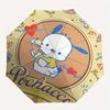 Pochacco & My Best Flavor Automatic 3-Fold Umbrella Design, Cute Cartoon Pattern, Portable Outdoor Umbrella, Perfect, Holiday Gift for Disney fans.Y07