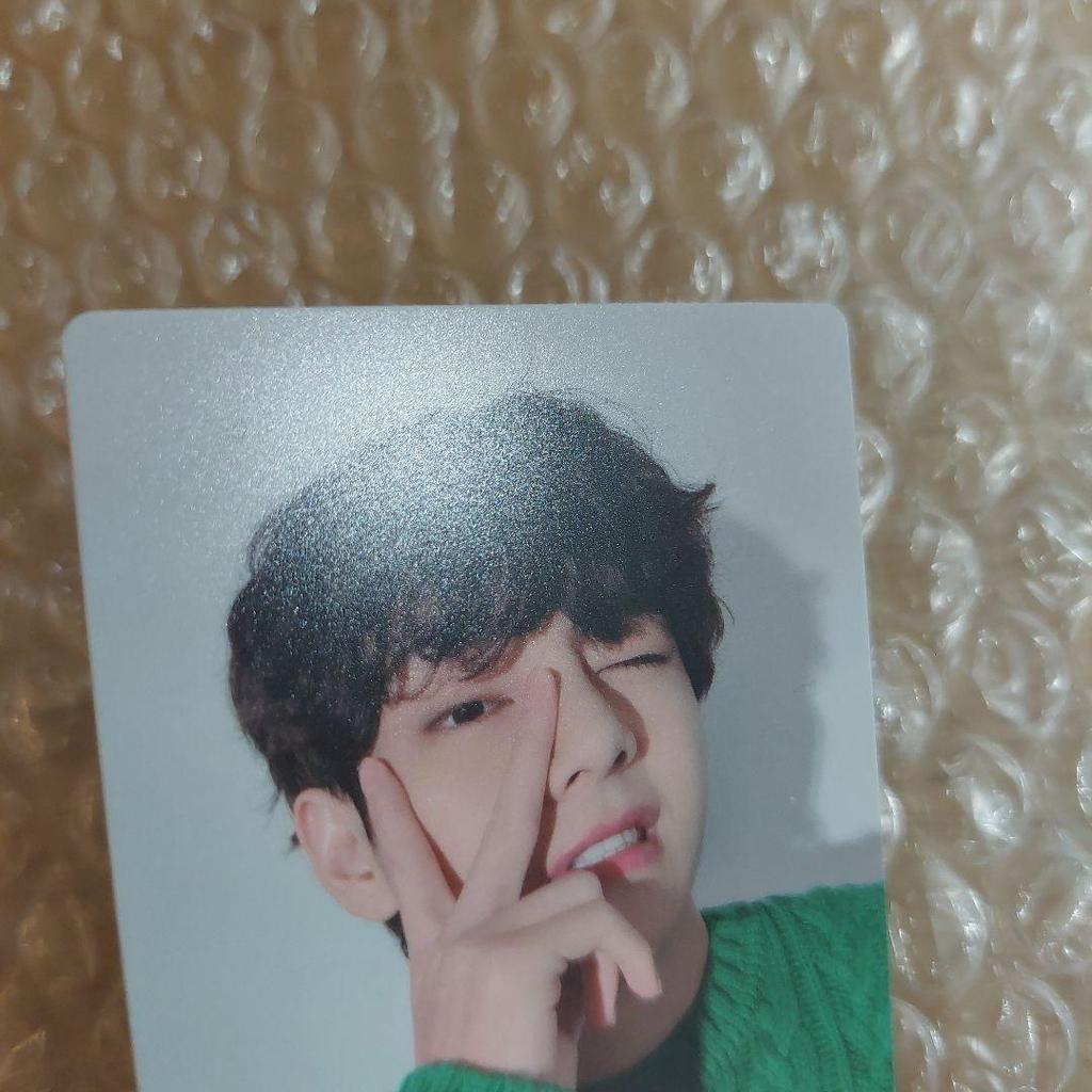 [USED] BTS BE M2U Lucky Drop Trading Card V Official