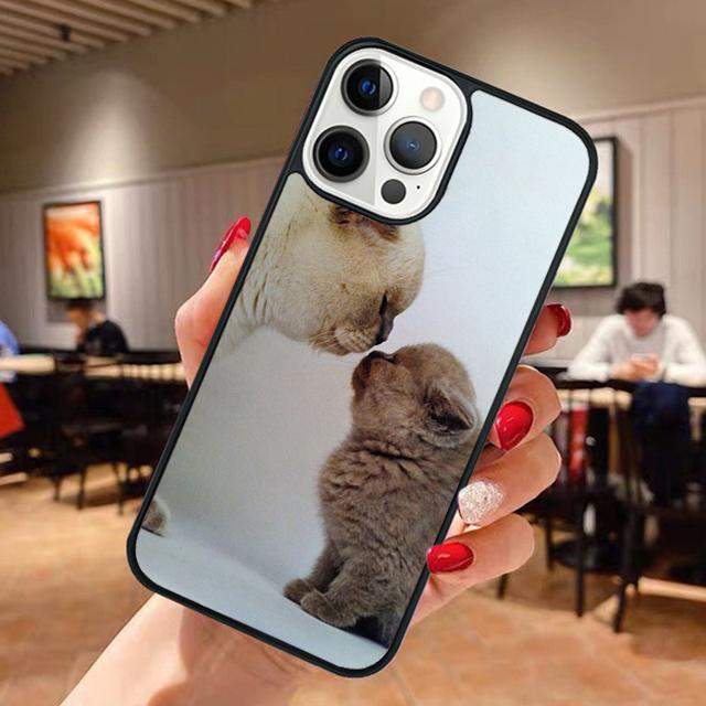 Beautiful Grey British Shorthair Cat Phone Case For iPhone 17 Air 13 12 14 15 16 Cover For Apple Pro Max Plus