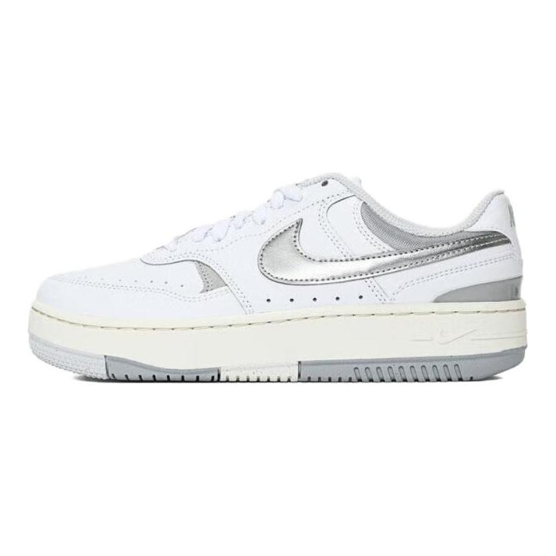 Nike Gamma Force White Light Smoke Grey Photon Dust Metallic Silver Women's Sneakers HQ1674-100