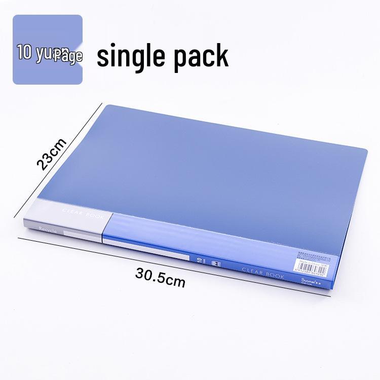 

A4 Multilayer Page Dividers and Ring Binder Document Folder (20-100 Sheets)