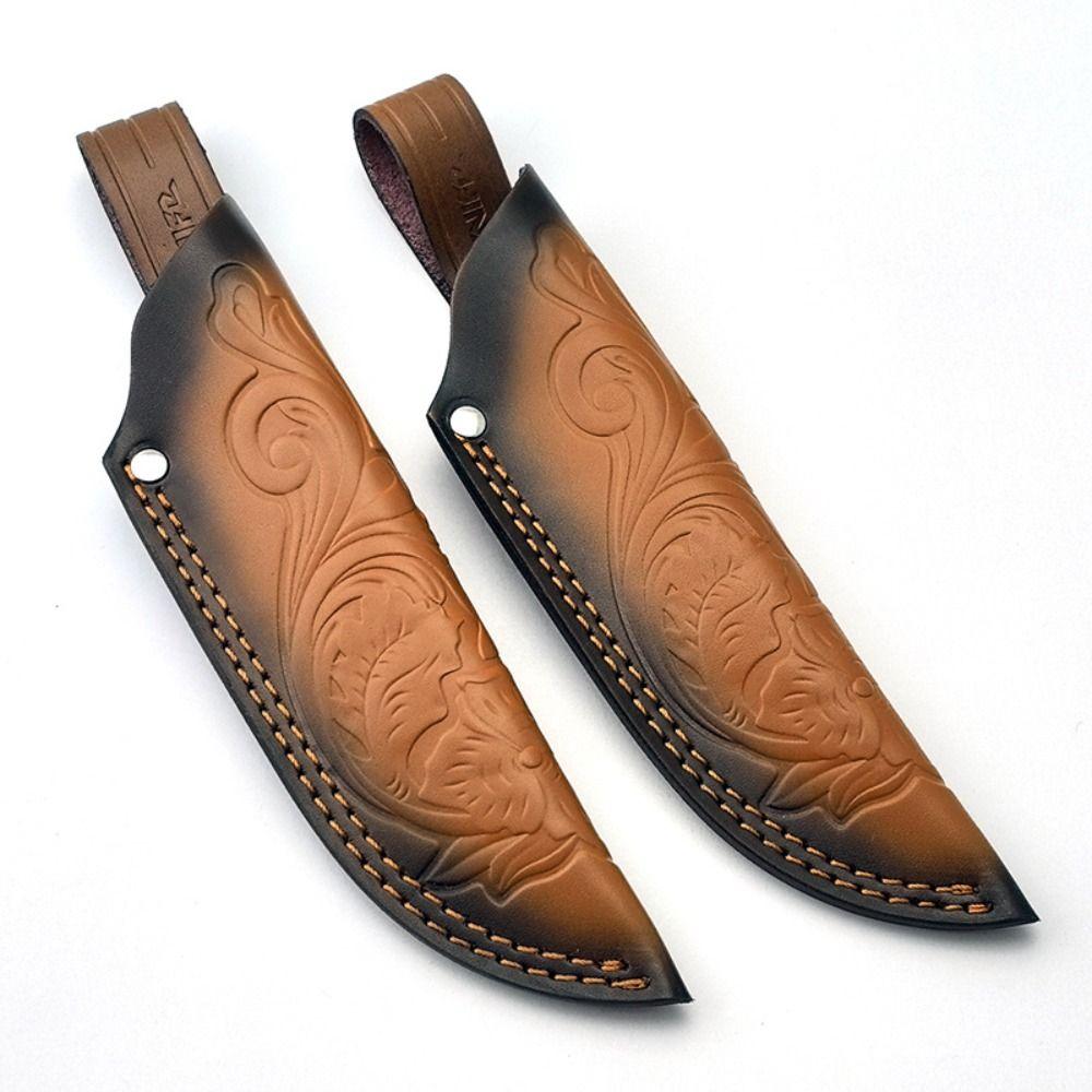 Multi-function Leather Sheath 18cm Waist Belt Buckle New Pocket Tool  Outdoor Tool
