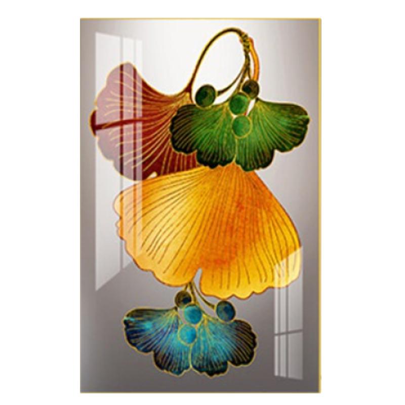 Abstract Plant Color Ginkgo Leaf Wall Art Canvas Painting Cuadros Posters Nordic Poster Picture Wall Pictures For Living Room Unframed