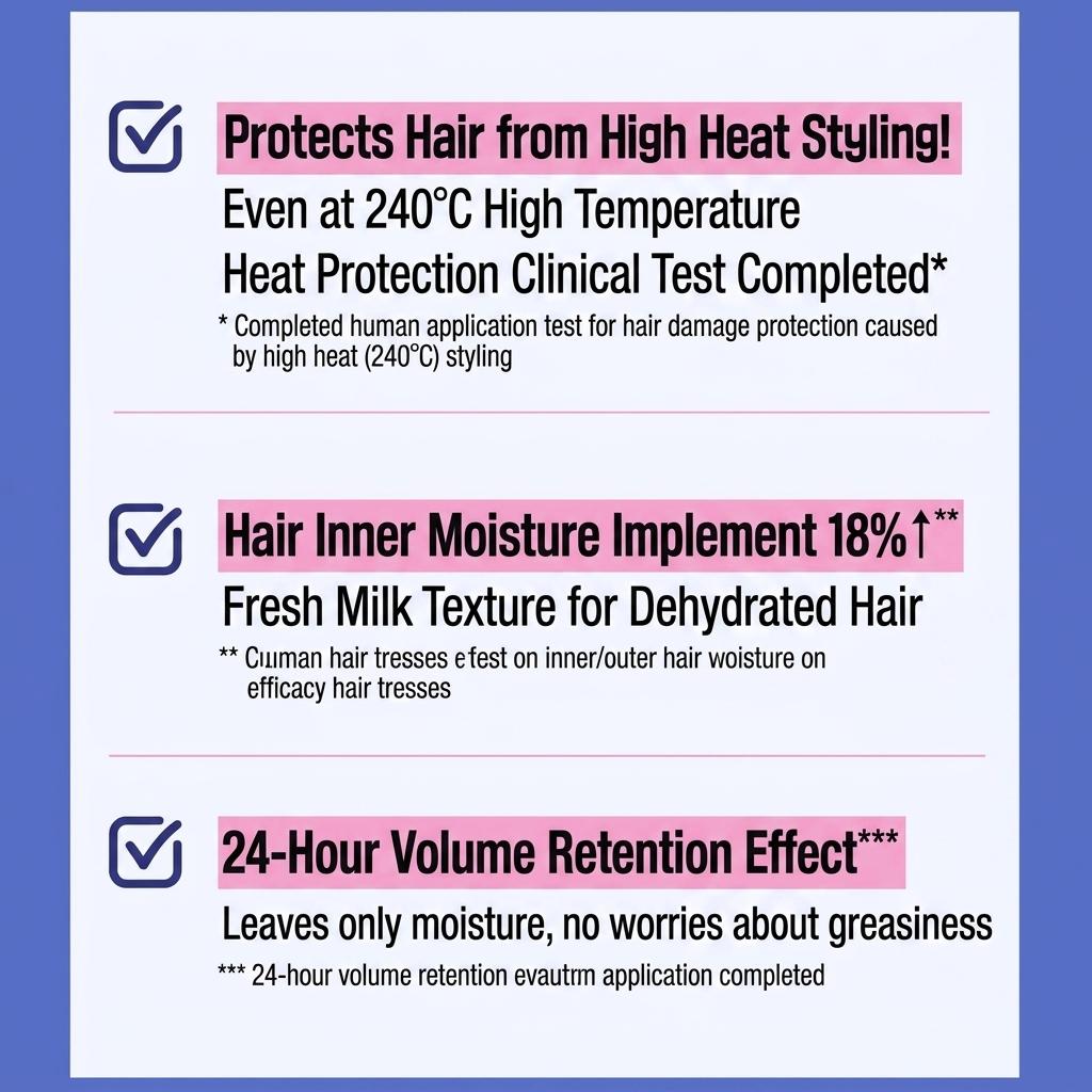 Healing Bird Hyaluron Milk Hair Essence (150ml + 31ml SET)- [KOREAN HAIR CARE] Lightweight Hydrating & Heat Protection