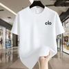 2025 New Men's Short-sleeved T-shirt Women's Summer Cotton High Street Loose Extra-large T-neck Trend Top889