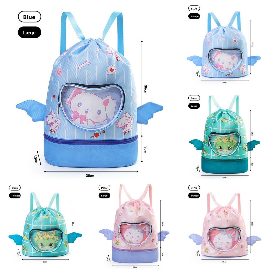 Childrens Swimming Bag With Wet Dry Separation And Shoe Compartment For Travel And Beach Fun