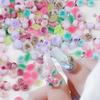 3D Flower Leaf Nails Art Charms Rose Flower Nail Charms for DIY Jewelry Making