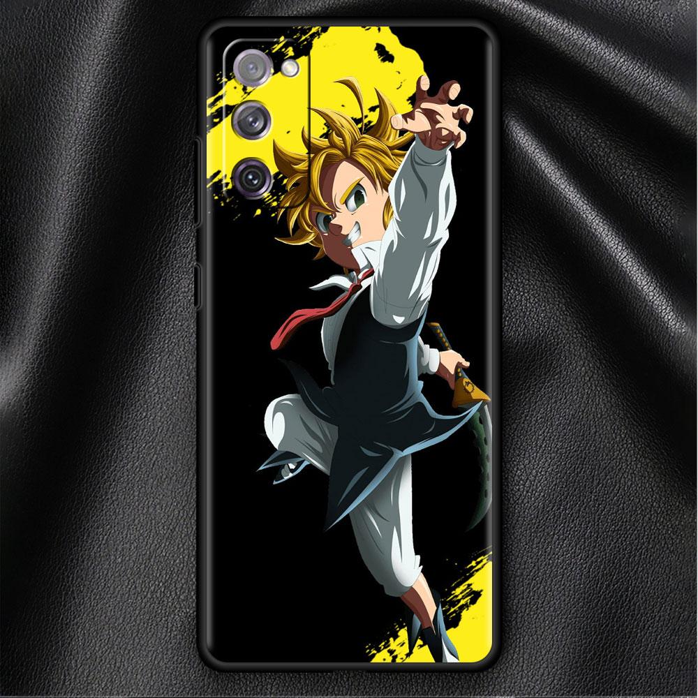 Bumper Case For Samsung Galaxy S22 Ultra S21 FE S20 Plus S10 Lite Phone Cover S10e S9 S8 S7 Silicone Funda The Seven Deadly Sins