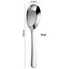 Zhishi 304 Stainless Steel Flat-Bottom Spoon