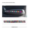 For Mini Cooper F66 F67 2024 2025 Car Door Armrest Decorative Leather Stickers Interior Protection Sticker Car Accessories