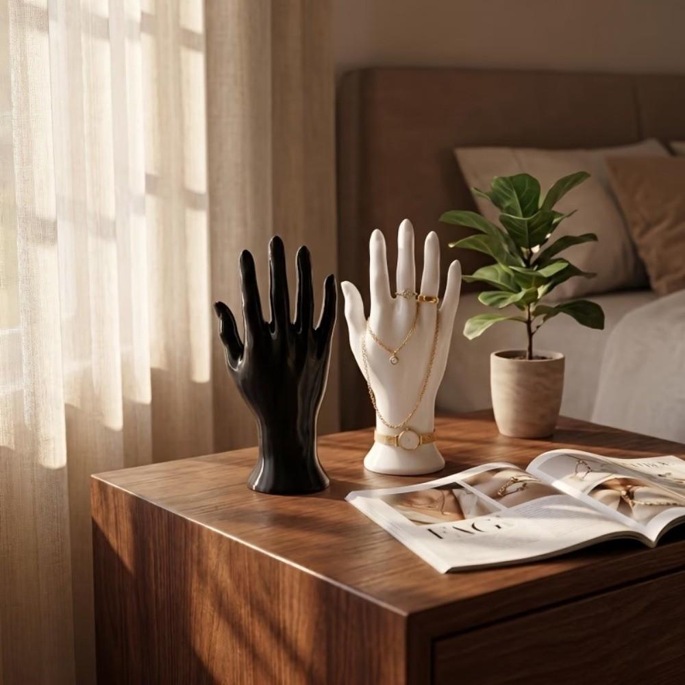 3D Printed Mannequin Hand Model Elegant Ring Organizer Jewelry Display Hand Model Home Use