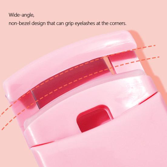 Mini Plastic Eyelash Curler Clip Portable Travel Precise Lashes Curling Styling Tools Natural Long Lasting Women Eye Lash Curler Tools