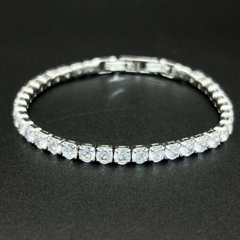 Mehrfarbiges 3N Zirkon Tennisarmband - Luxuriöser Europäischer & Amerikanischer Hip-Hop Stil