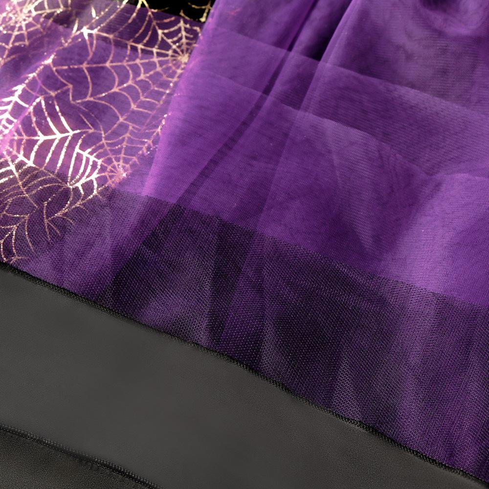 Baby Girls Halloween Witch Costume Children Cosplay Dresses Party Clothes Dress