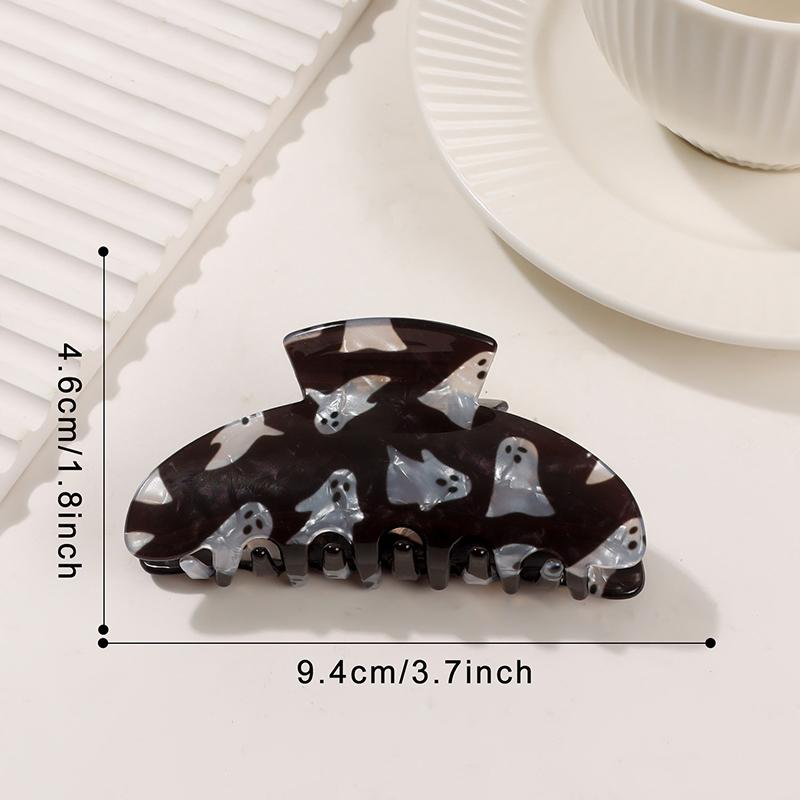 1Pc Halloween Glow-In-The-Dark Ghost Pumpkin Clip Cute Funny Hair Clip Shark Clip Women'S Hair Accessories