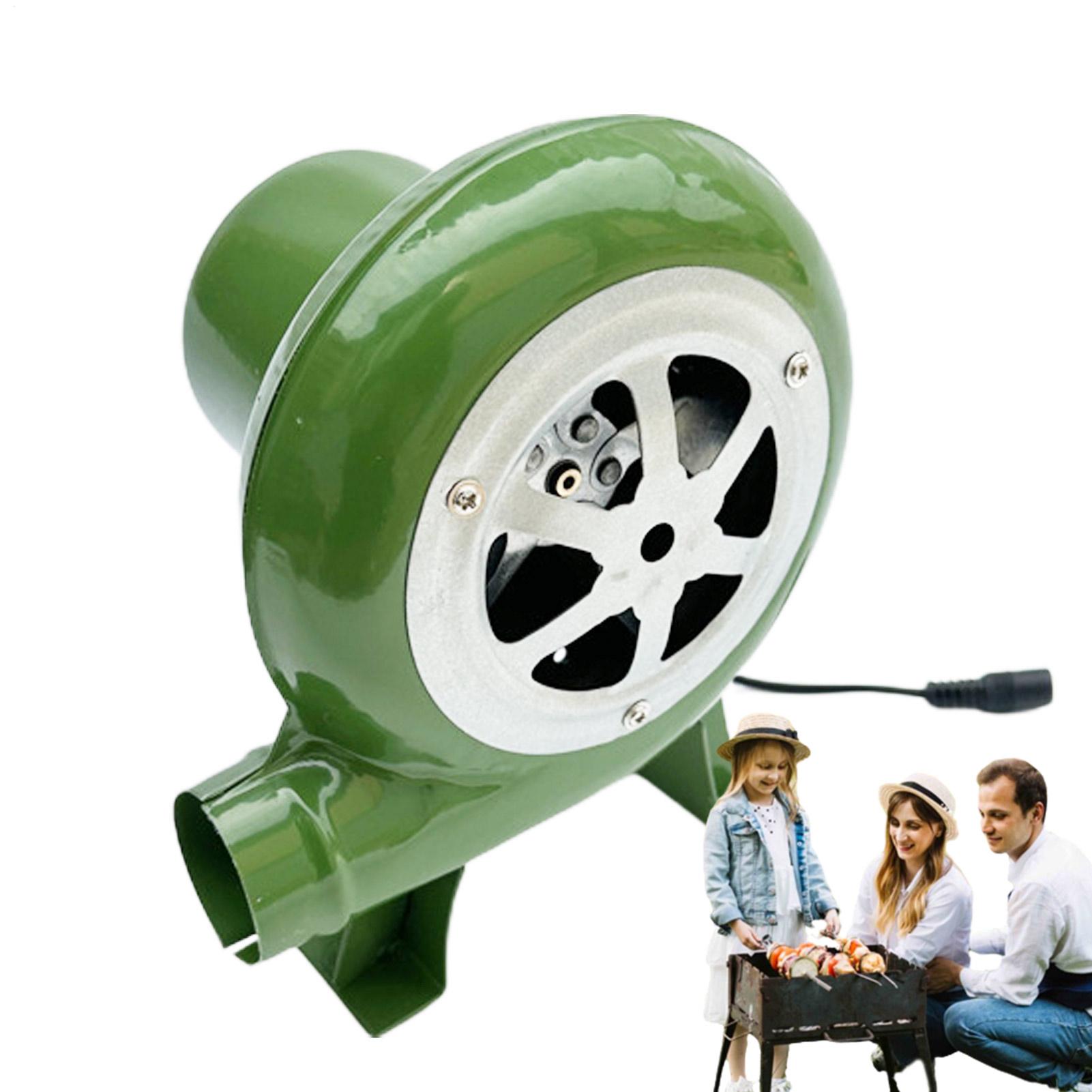 30W AC/DC Blower 12V Small Fan Gasifier Fan Speed Control US Standard Blower 30/60/80W BBQ Replacement Fireplace Fan Blower