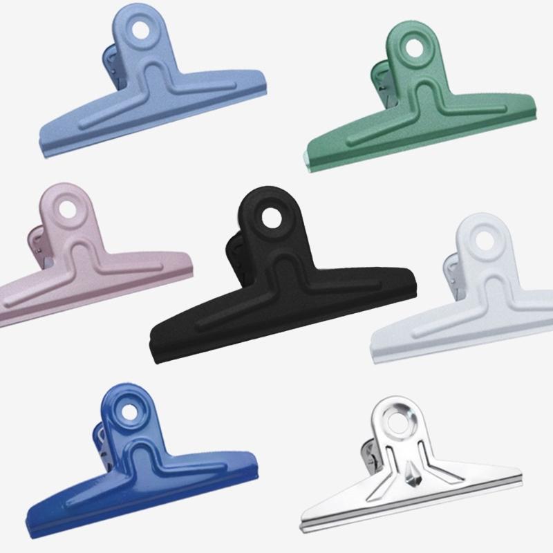 Stainless Steel Paper Clamp 20cm Long Large Binder Paper Clip File Clip for Food Bag Drawing Board Photo File Receipt
