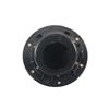 Black Fuel Tank Cap Cover Auto Car Aluminum Alloy ABS Fuel Door Gas Lid Tank Cap Cover Black for Jeep Wrangler JK JKU 2007-2018