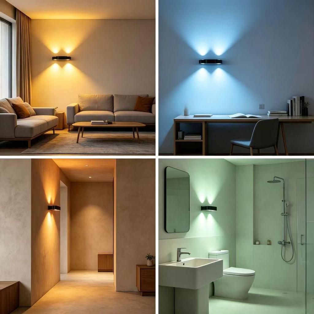 Rechargeable Induction Wall Lamp with Motion Sensor - Nightlight, Magnetic, Corridor Ambiance, High-End Feel